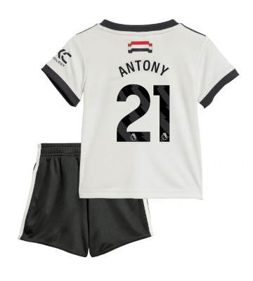 Manchester United Antony #21 Replica Third Stadium Kit for Kids 2024-25 Short Sleeve (+ pants)